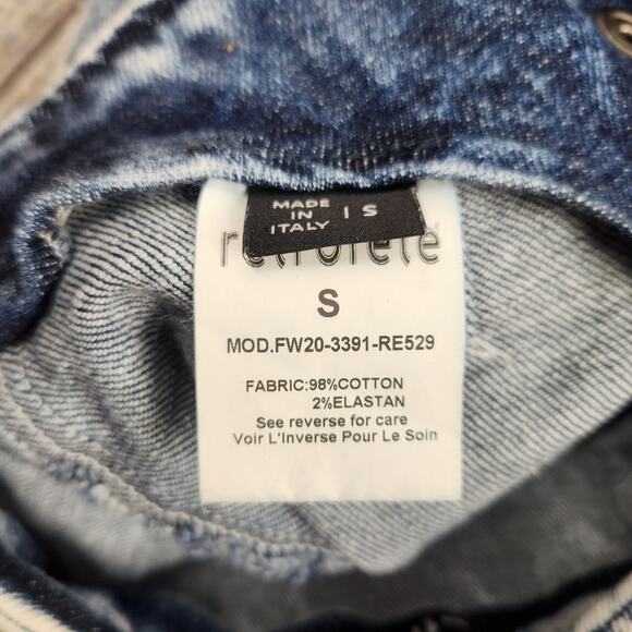 Retrofete Willa Skirt in Light Blue Acid Size Small - Picture 7 of 9